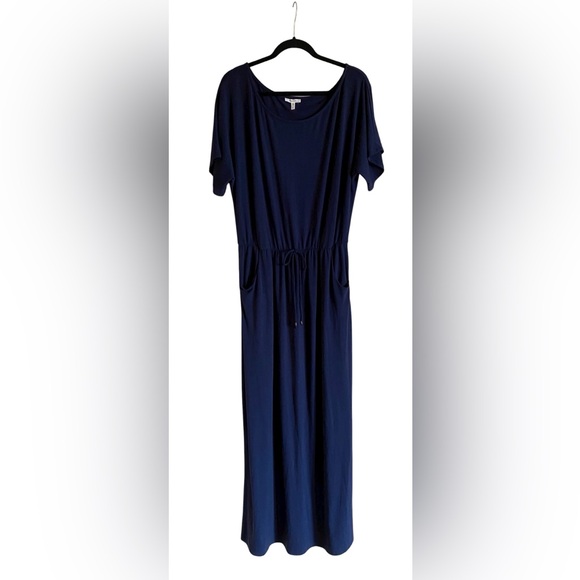 Women’s Maurice’s Navy Blue Maxi Dress with pockets Large - Picture 1 of 4